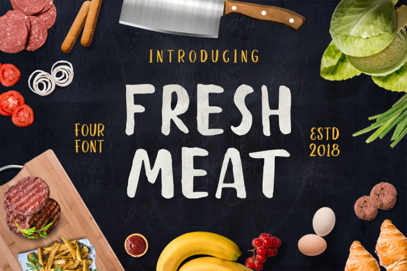 fresh-meat-4-font-pack-bonus