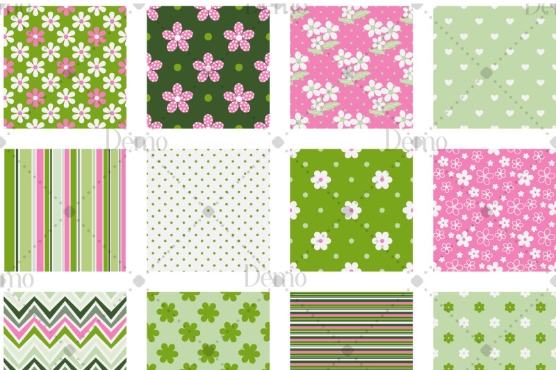 16-seamless-bright-spring-flower-papers-polka-dot-chevron-striped