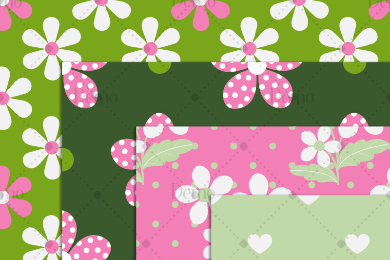 16-seamless-bright-spring-flower-papers-polka-dot-chevron-striped