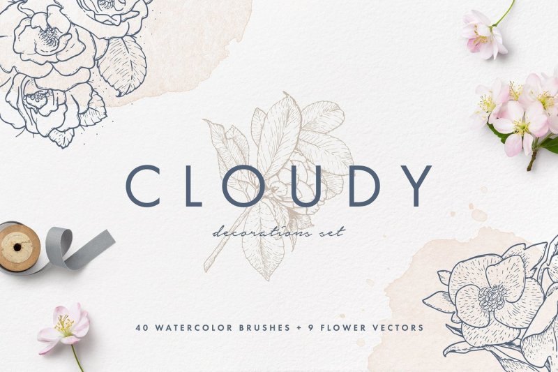 cloudy-watercolor-decorations-set