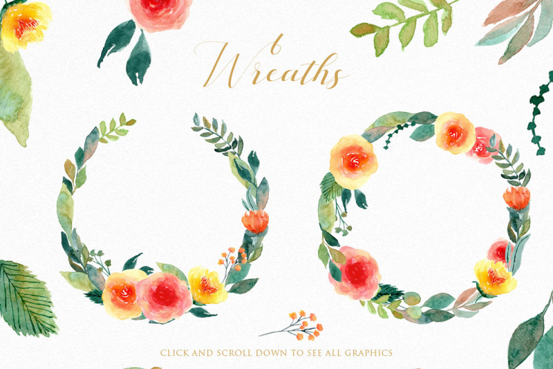 sunny-watercolor-floral-clipart