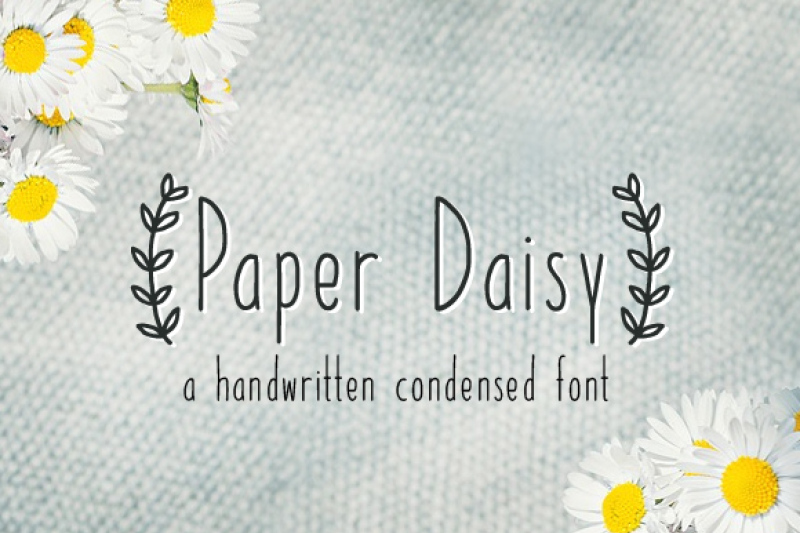 paper-daisy-font