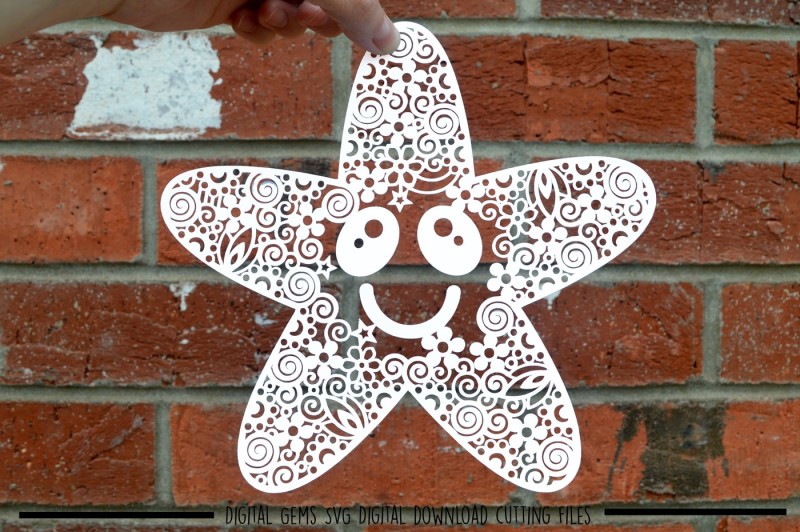 starfish-paper-cut-svg-dxf-eps-files