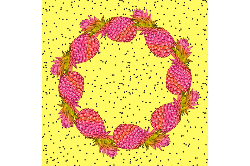 pineapple-creative-trendy-art-wreath
