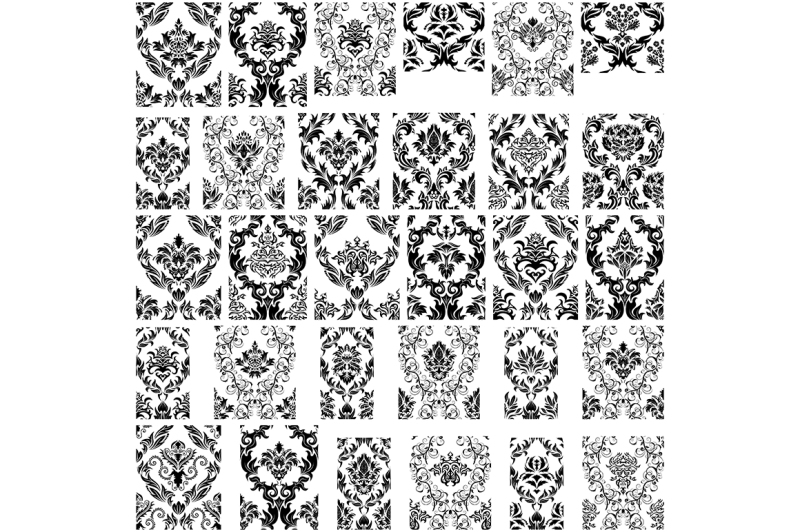 150-damask-seamless-pattern-set