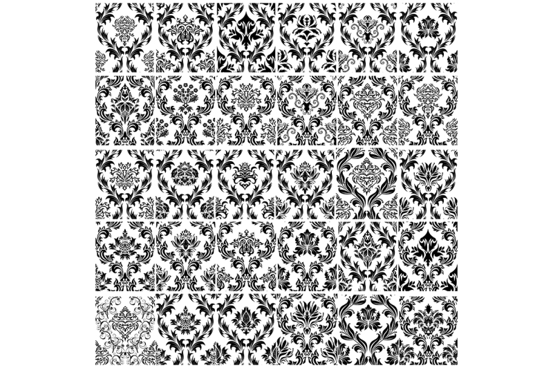 150-damask-seamless-pattern-set