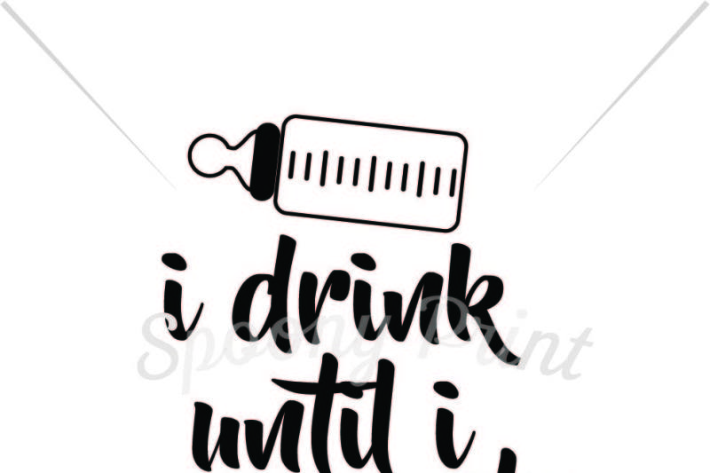 I drink untill I pass out Printable SVG by Designbundles