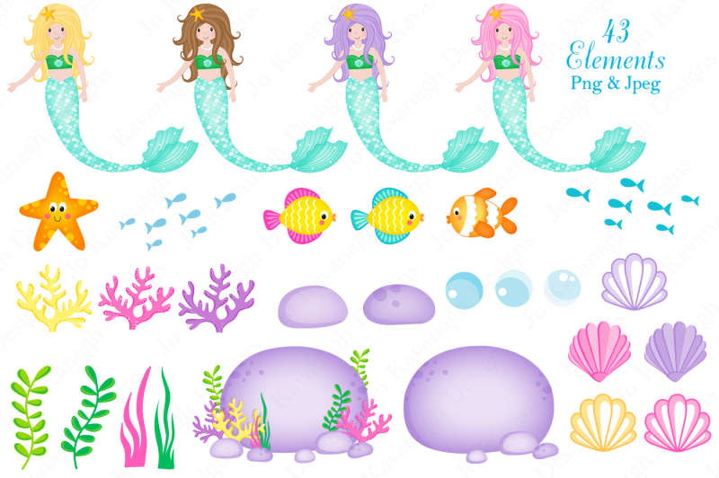 mermaid-clipart-under-the-sea-clipart-mermaid-graphics-amp-illustrations