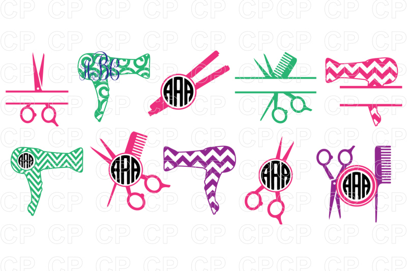 Download Hairdresser Bundle SVG Cut Files, Hairdresser Clipart By ...