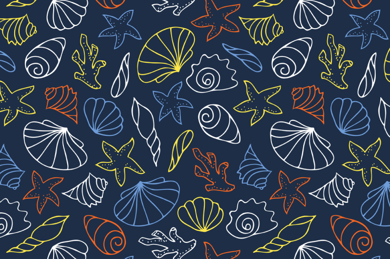 10-seamless-patterns-with-seashells