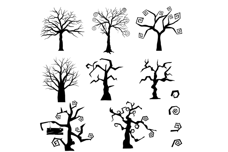 gothic-trees-set