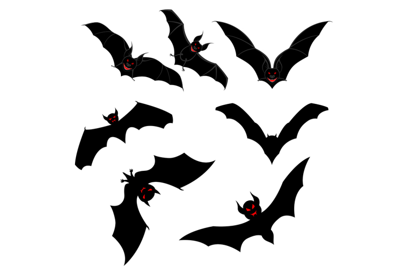 flying-bats-set