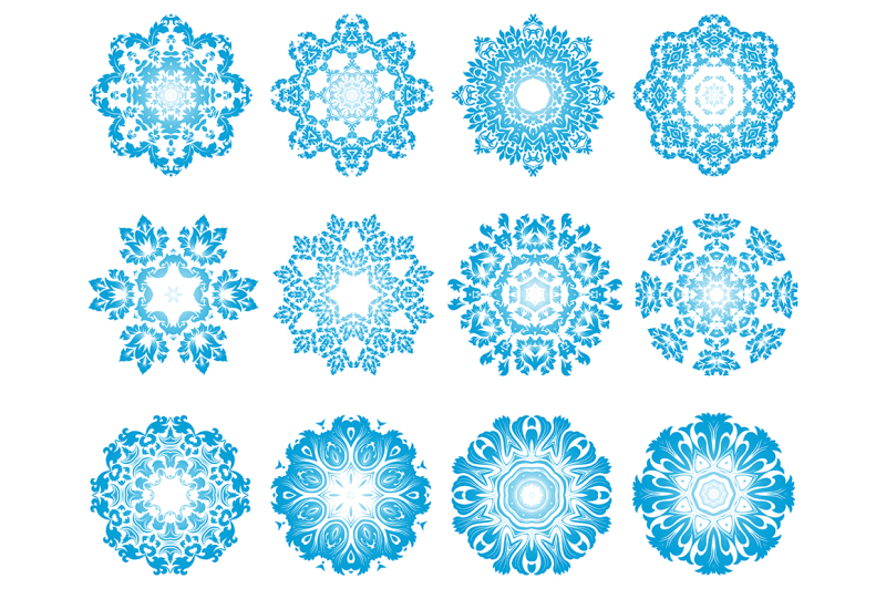 snowflakes-set