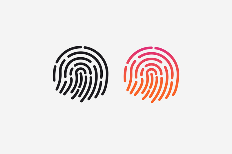 id-app-icon-vector-set-fingerprint-for-identification