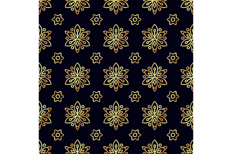 gold-flower-seamless-pattern