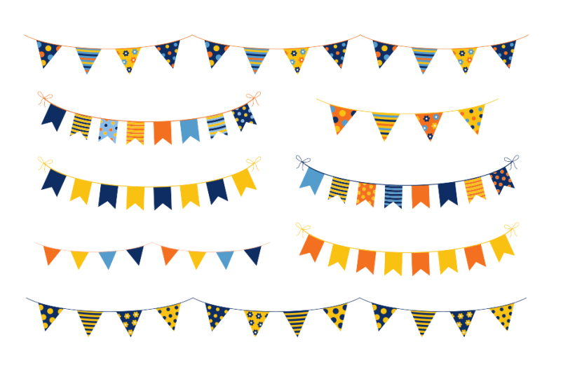 birthday-party-bunting-clipart-colorful-banner-flags-garland-set