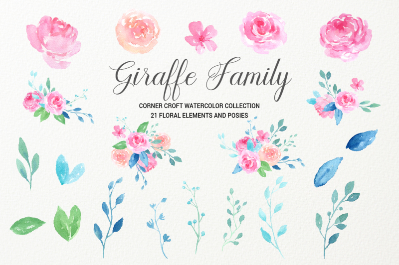 giraffe-clip-art-watercolor-giraffe-family