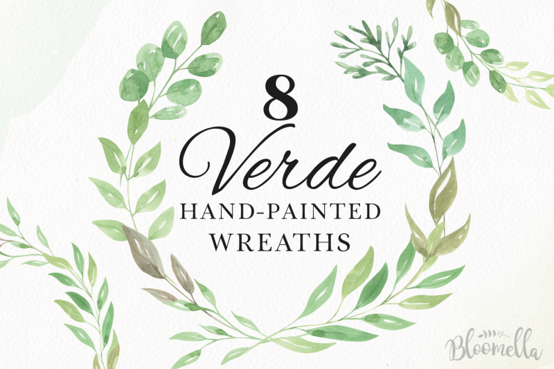 verve-watercolor-greenery-wreath-leaves-leaf-foliage-clipart-garlands