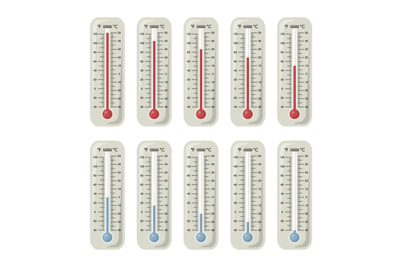 thermometers-with-different-temperature-on-them