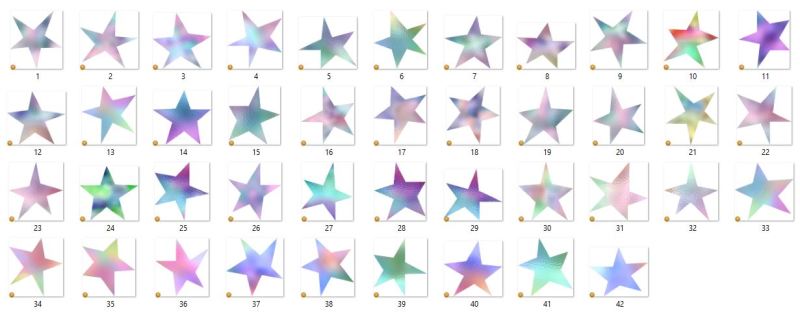 iridescent-stars-clipart-and-patterns