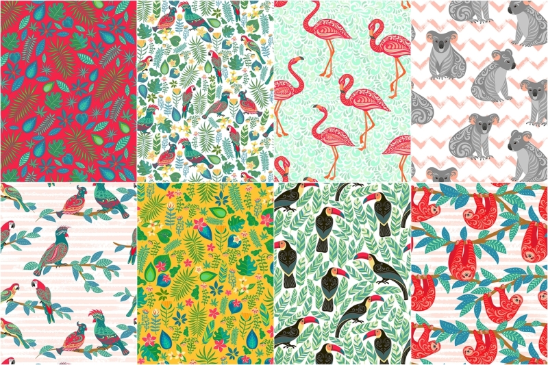 tropicana-30-seamless-patterns