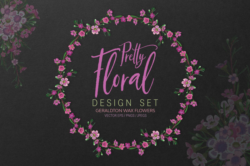 pretty-floral-design-set