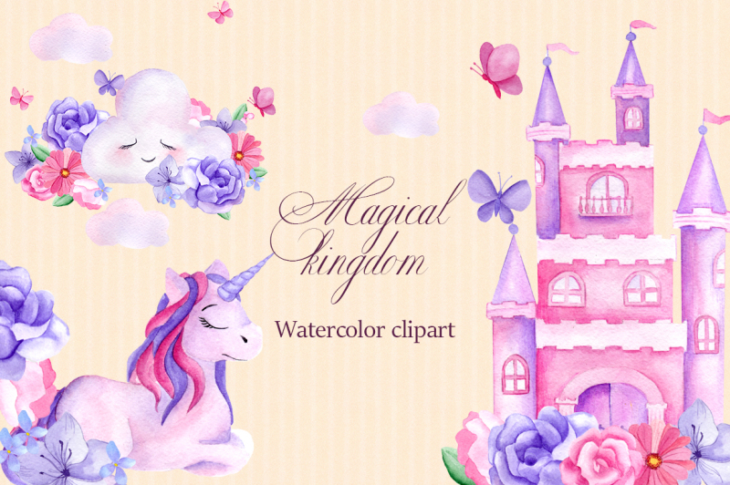 magical-kingdom-watercolor-clipart