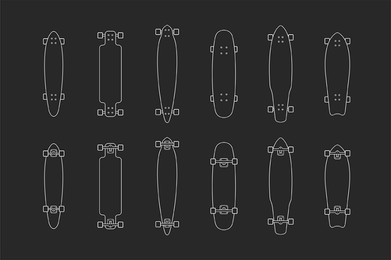 set-of-skateboards