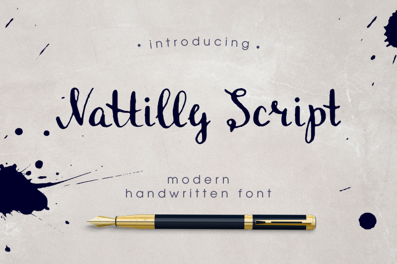 nattilly-script-font