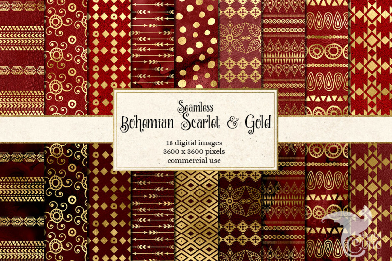 bohemian-scarlet-and-gold-patterns