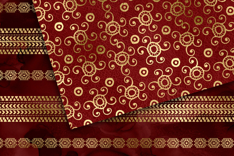bohemian-scarlet-and-gold-patterns