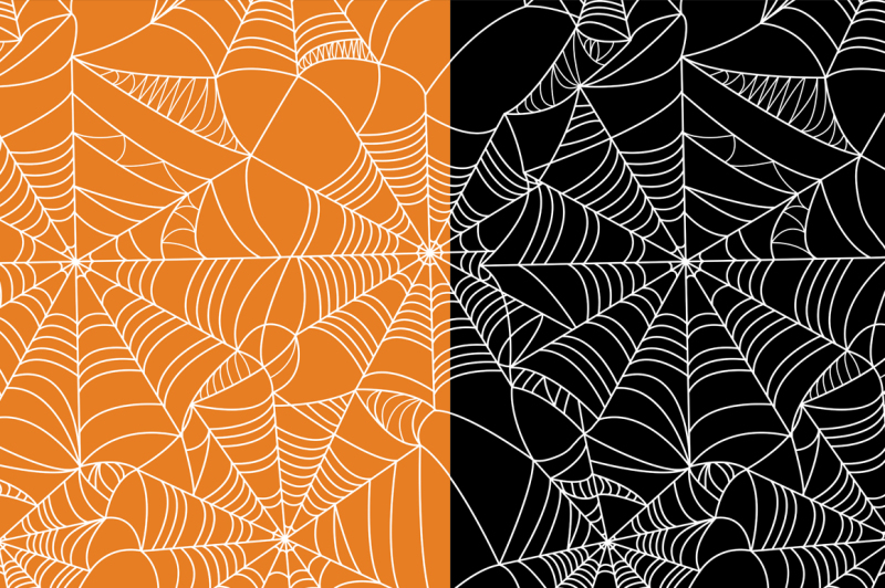 2-halloween-seamless-patterns