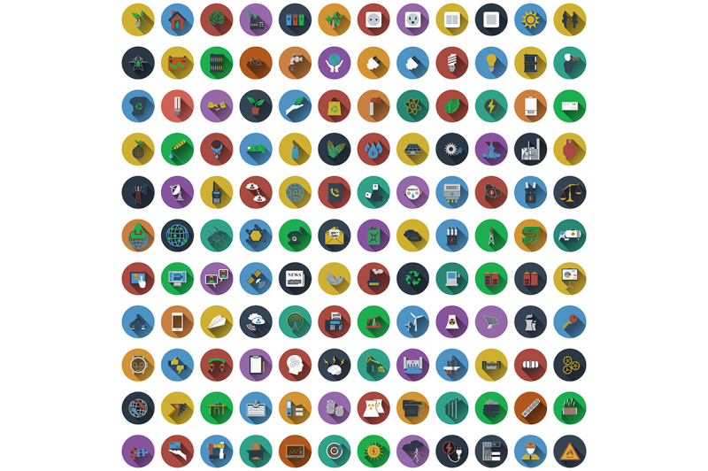 big-set-of-circle-flat-design-icons