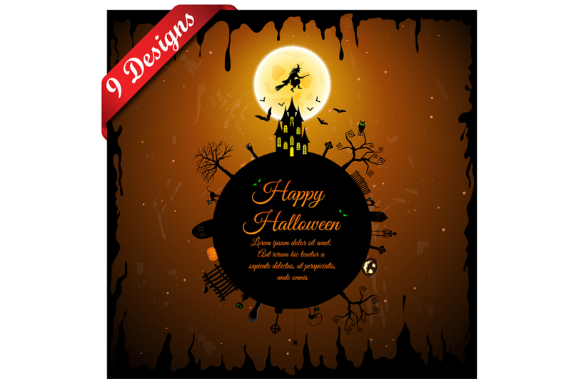 halloween-greeting-card-set