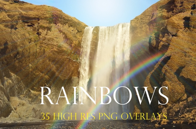 realistic-rainbow-overlays