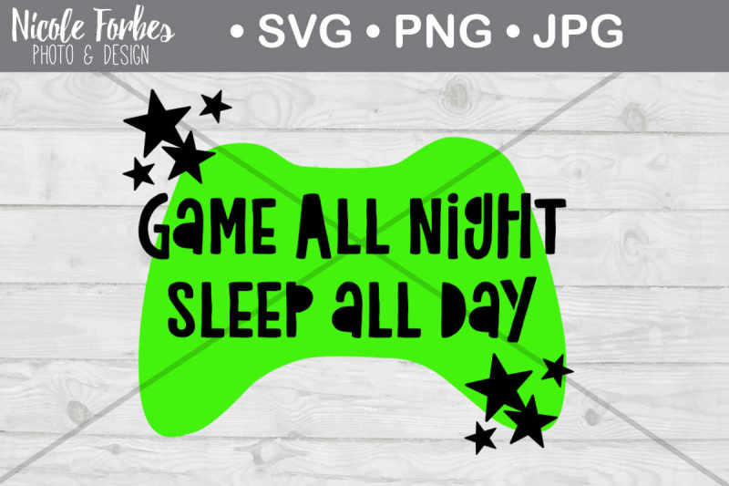 game-all-night-svg-cut-file