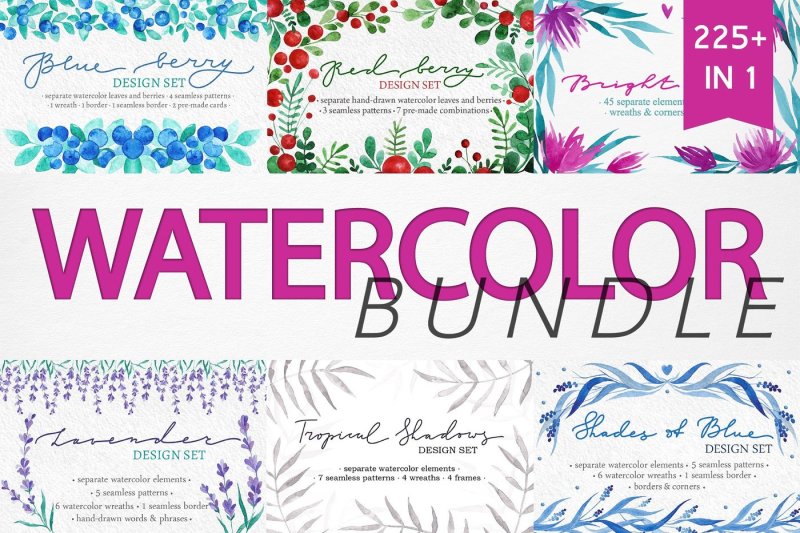 watercolor-bundle-6-projects-in-1