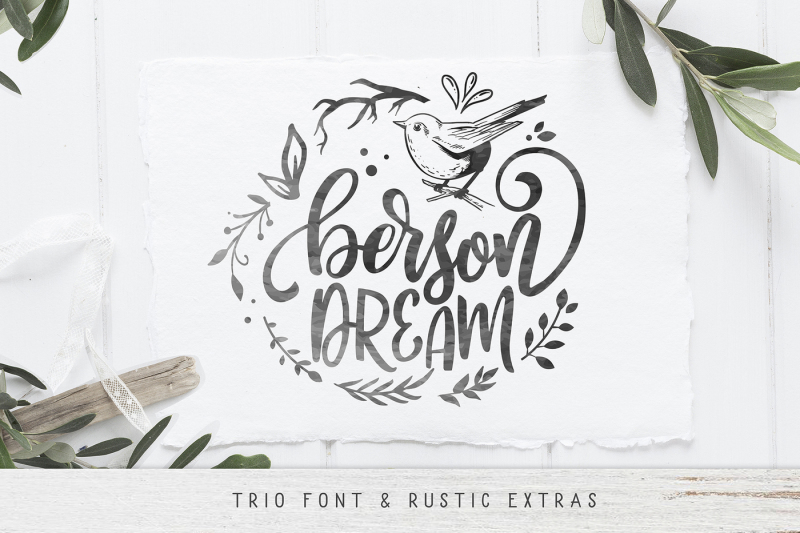 berson-dream-font-trio-and-extras