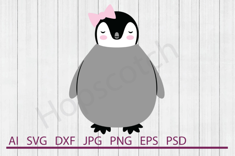 penguin-svg-penguin-dxf-cuttable-file