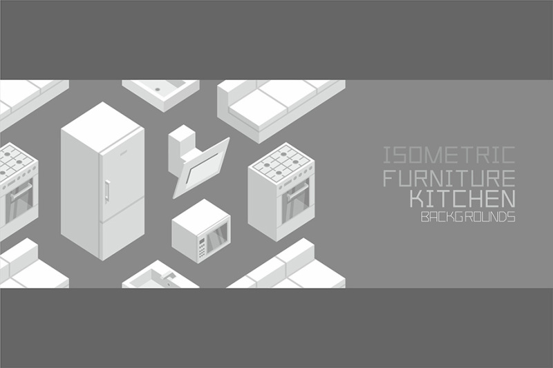 isometric-kitchen-furniture