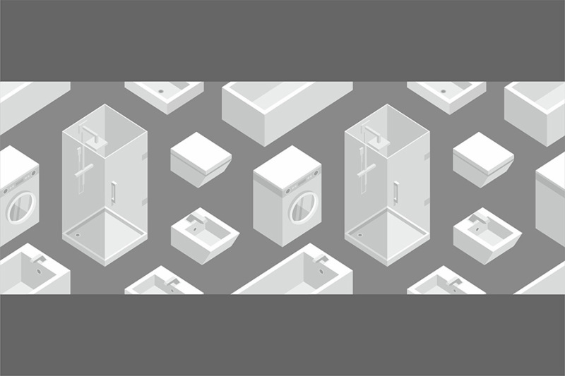 isometric-bathroom-furniture