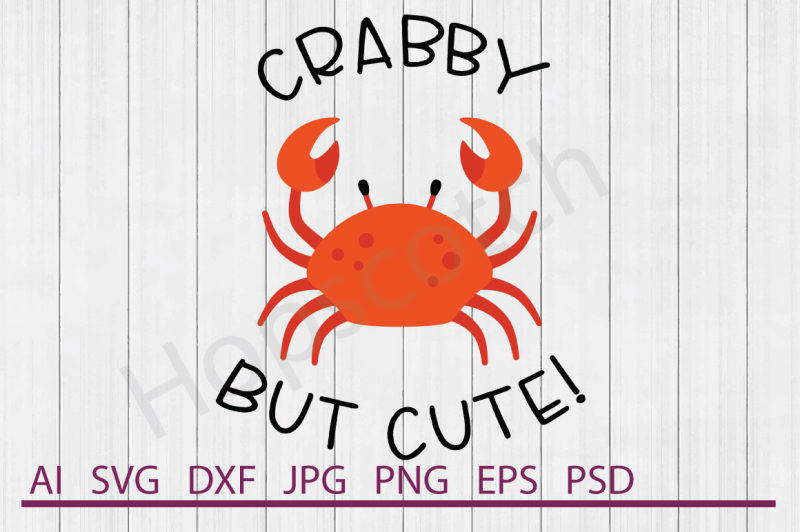 Crab SVG, Crab DXF, Cuttable File for Cutting Machines