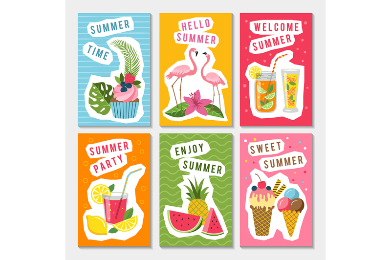 vector-summer-party-labels-set-with-different-tropical-illustrations