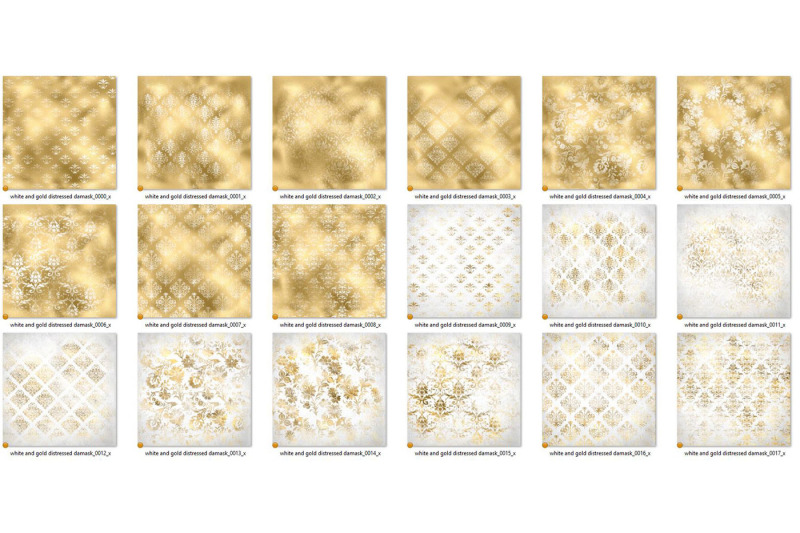 white-and-gold-distressed-damask