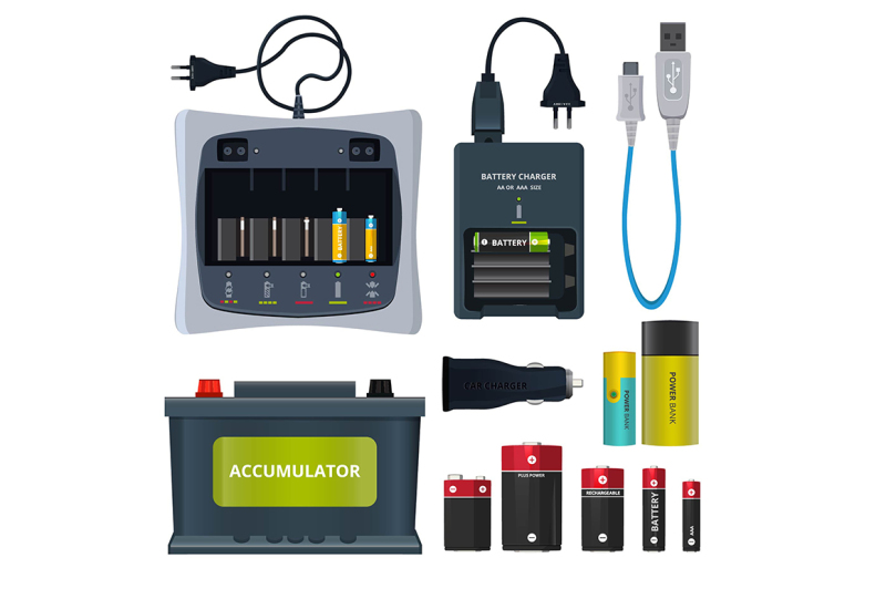 rechargeable-lithium-battery-and-different-accumulators
