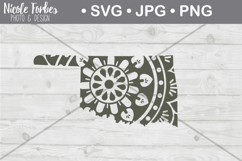 Download Mandala Oklahoma SVG Cut File By Nicole Forbes Designs ...