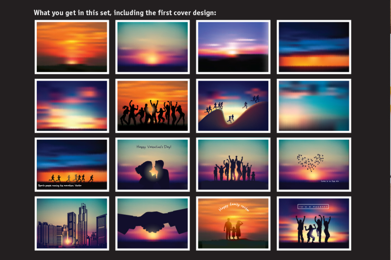 sunsets-and-sunrises-vector-set