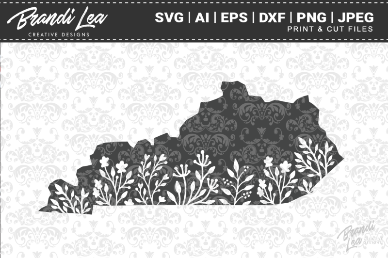 kentucky-floral-state-map-svg-cutting-files
