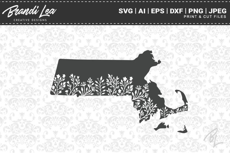 massachusetts-floral-state-map-svg-cutting-files