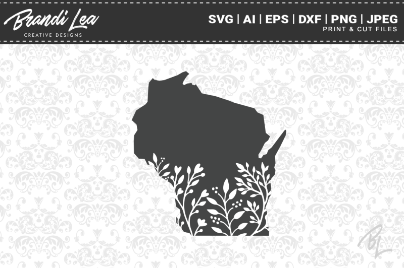wisconsin-floral-state-map-svg-cutting-files